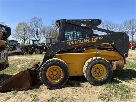 ls180 skid steer tire solid|New Holland LS180 .